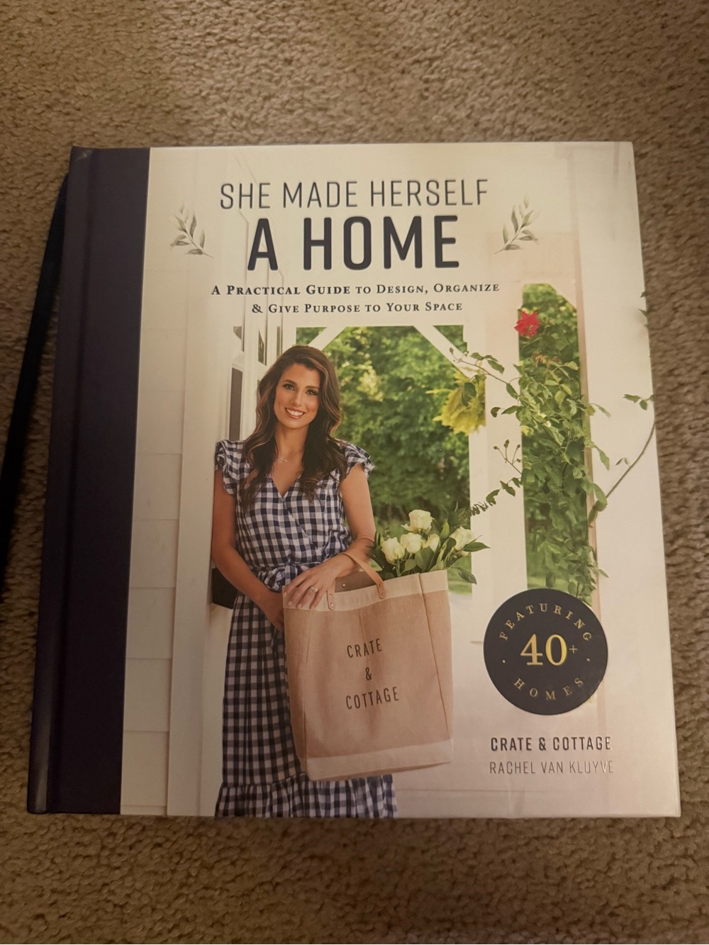 She Made Herself a Home by Crate & Cottage - White/Cream Cover